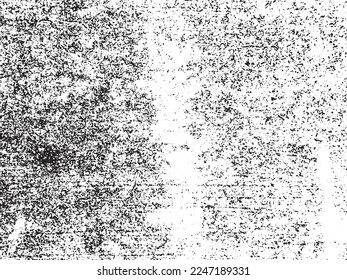 Black and white grunge. Distress overlay texture. Abstract surface dust and rough dirty wall background concept. 
Distress illustration simply place over object to create grunge effect. Vector EPS10.