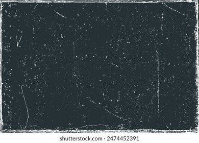 Black and white grunge. Distress overlay texture. Abstract surface dust and rough dirty wall background concept. Worn, torn, weathered effect. Vector illustration, EPS 10.