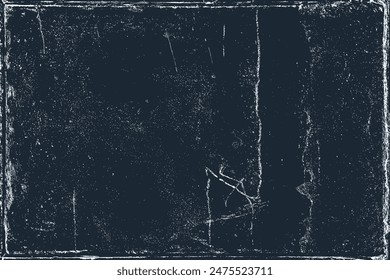 Black and white grunge. Distress overlay texture. Abstract surface dust and rough dirty wall background concept. Worn, torn, weathered effect. Vector illustration, EPS 10.