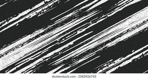 Black and white grunge. Distress overlay texture. Abstract surface dust and rough dirty wall background concept. Worn, torn, weathered effect. Vector illustration, EPS 10.