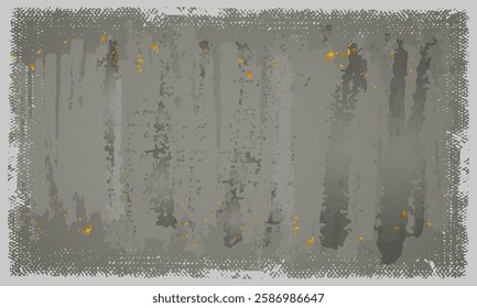 Black and white grunge. Distress overlay texture. Abstract surface dust and rough dirty wall background concept. Worn, torn, weathered effect. Vector illustration, EPS 10.