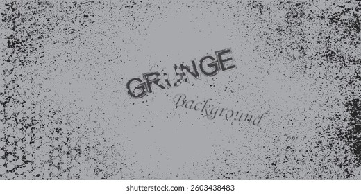 Black and white grunge. Distress overlay texture. Abstract surface dust and rough dirty wall background concept. Worn, torn, weathered effect. Vector illustration modern