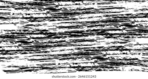 Grunge preto e branco. Textura de sobreposição de angústia. Abstrato pó de superfície e conceito de fundo de parede suja áspera. Efeito desgastado, rasgado e resistido. Ilustração vetorial, moderna