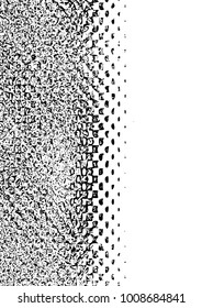Black and White Grunge Dust Messy Background. Easy To Create Abstract Vintage, Dotted, Scratched Effect With Grain And Noise. Aged Design Element. Black and White Vector