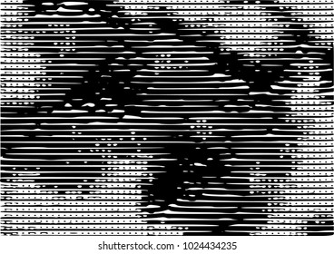 Black and White Grunge Dust Messy Background. Easy To Create Abstract Vintage, Dotted, Scratched Effect With Grain And Noise. Aged Design Element. Black and White Vector