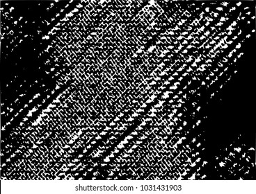 Black and White Grunge Dust Messy Background. Easy To Create Abstract Vintage, Dotted, Scratched Effect With Grain And Noise. Aged Design Element. Black and White Vector