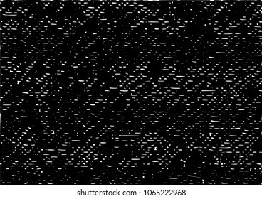 Black and White Grunge Dust Messy Background. Easy To Create Abstract Vintage, Dotted, Scratched Effect With Grain And Noise. Aged Design Element. Black and White Vector