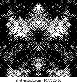 Black and White Grunge Dust Messy Background. Easy to Create Overlay Illustration Over Any Design to Create Grunge Vintage Effect and Depth with Grain And Noise. Perfect For Posters, T-shirts, Banner