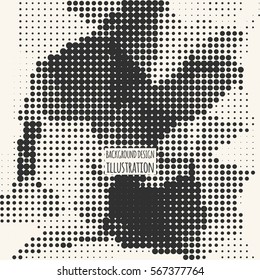Efecto Grunge blanco y negro. Grano sucio de socorro superpuesto. Textura de vectores monocromos