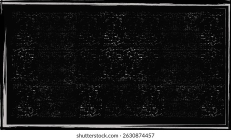 Black and white grunge with grain. Distress overlay texture. Abstract surface dust and rough dirty wall background concept. dot effect. 