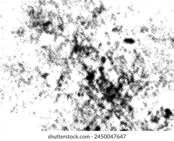 Vector en semitonos Grunge en blanco y negro. Textura superpuesta de socorro. Abstractas concepto de superficie y fondo áspero. Ilustración de socorro colocar sobre el objeto para crear efecto grunge. Vector EPS10.
