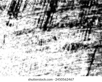 Vector en semitonos Grunge en blanco y negro. Textura superpuesta de socorro. Abstractas concepto de superficie y fondo áspero. Ilustración de socorro colocar sobre el objeto para crear efecto grunge. Vector EPS10.
