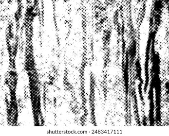 Vector en semitonos Grunge en blanco y negro. Textura superpuesta de socorro. Abstractas concepto de superficie y fondo áspero. Ilustración de socorro colocar sobre el objeto para crear efecto grunge. Vector EPS10.
