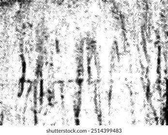 Black and white Grunge halftone vector. Distress overlay texture. Abstract surface dust and rough background concept. Distress illustration place over object to create grunge effect. Vector EPS10.