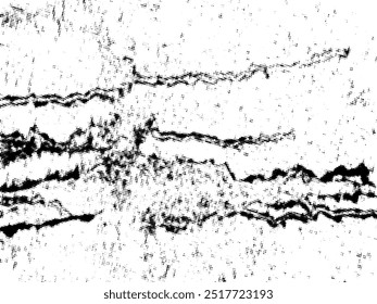 Vetor de meio-tom Grunge preto e branco. Textura de sobreposição de angústia. Abstrato pó de superfície e conceito de fundo áspero. A ilustração de angústia coloca sobre o objeto para criar o efeito grunge. Vetor EPS10.