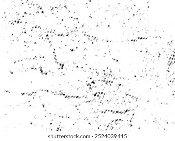 Vector semitono Grunge blanco y negro. Textura de superposición de tensión. Polvo superficial Abstractas y concepto áspero del fondo. Coloque la ilustración de angustia sobre el objeto para crear un efecto grunge. Vector EPS10.