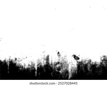 
Black and white Grunge halftone vector. Distress overlay texture. Abstract surface dust and rough background concept. Distress illustration place over object to create grunge effect. Vector EPS10.