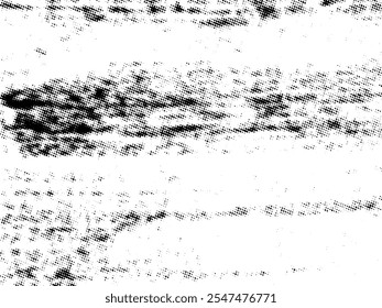 Black and white Grunge halftone vector. Distress overlay texture. Abstract surface dust and rough background concept. Distress illustration place over object to create grunge effect. Vector EPS10.
