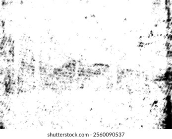
Black and white Grunge halftone vector. Distress overlay texture. Abstract surface dust and rough background concept. Distress illustration place over object to create grunge effect. Vector EPS10.
