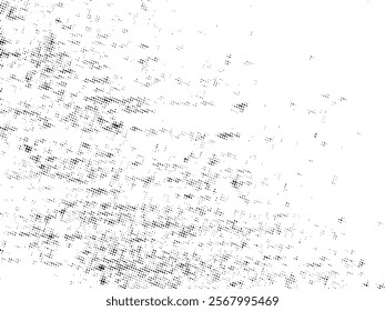 Black and white Grunge halftone vector. Distress overlay texture. Abstract surface dust and rough background concept. Distress illustration place over object to create grunge effect. Vector EPS10.
