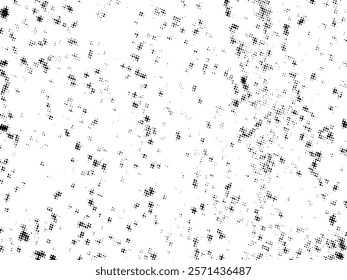 Black and white Grunge halftone vector. Distress overlay texture. Abstract surface dust and rough background concept. Distress illustration place over object to create grunge effect. Vector EPS10.