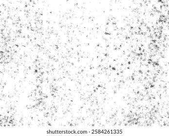 Black and white Grunge halftone vector. Distress overlay texture. Abstract surface dust and rough background concept. Distress illustration place over object to create grunge effect. Vector EPS10.
