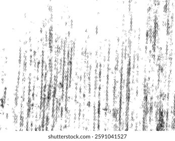 Black and white Grunge halftone vector. Distress overlay texture. Abstract surface dust and rough background concept. Distress illustration place over object to create grunge effect. Vector EPS10.
