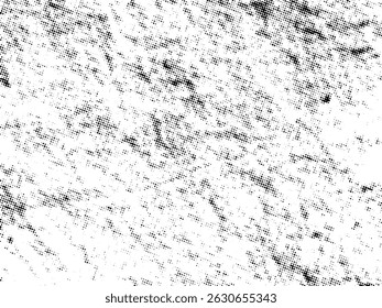 Black and white Grunge halftone vector. Distress overlay texture. Abstract surface dust and rough background concept. Distress illustration place over object to create grunge effect. Vector EPS10.

