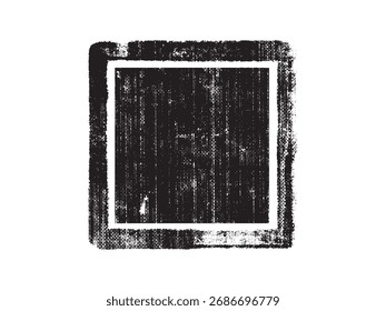 Vector semitono Grunge blanco y negro. Textura de superposición de tensión. Polvo superficial Abstractas y concepto áspero del fondo. Coloque la ilustración de angustia sobre el objeto para crear un efecto grunge. Vector EPS10.


