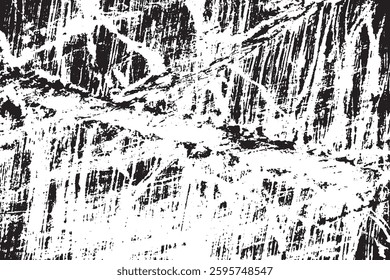 Black and white grunge marble stone texture vector illustration.