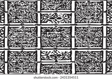 black and white grunge marble or tiles texture, vector illustration background texture grunge black texture