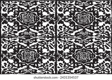 black and white grunge marble or tiles texture, vector illustration background texture grunge black texture