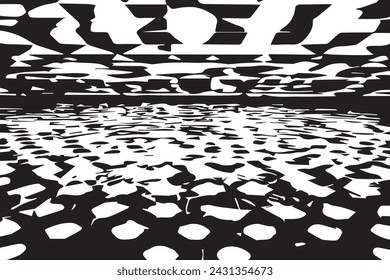black and white grunge marble or tiles texture, vector illustration background texture grunge black texture