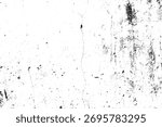 Black and White Grunge Overlay Texture with Dirt and Cracks