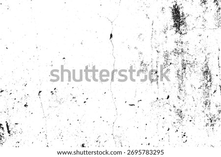 Black and White Grunge Overlay Texture with Dirt and Cracks