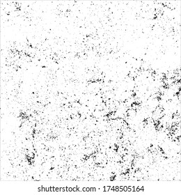 schwarz-weißes Grunge-Muster.einfarbiger abstrakter Hintergrund.Vektor Eps10