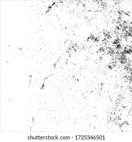 black and white grunge rough abstract background.Vector Eps10
