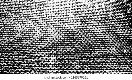 Black and white grunge scratched vector texture background. Dark overlay