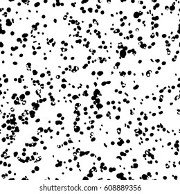 Black and white grunge seamless vector pattern