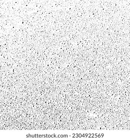 Pequeña textura vectorial de grano negro y blanco para crear un efecto de arañazo áspero a partir de partículas pequeñas para el diseño