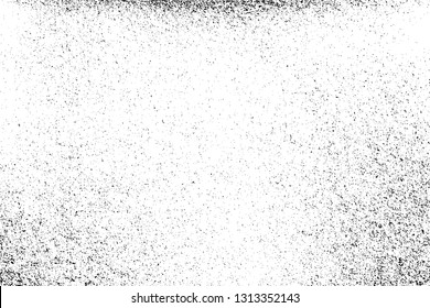 Black and white grunge stamp texture with copy space. Abstract illustration surface dust and rough dirty wall background with empty template. Distress and grunge texture effect concept. Vector EPS10.