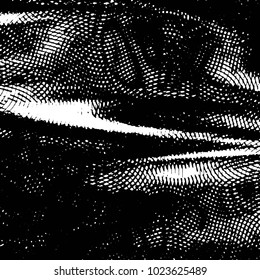 Black and white grunge stripe line vector background. Abstract halftone illustration background. Grunge grid background pattern
