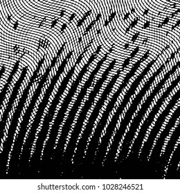 Black and white grunge stripe line vector background. Abstract halftone illustration background. Grunge grid background pattern
