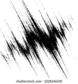 Black and white grunge stripe line vector background. Abstract halftone illustration background. Grunge grid background pattern
