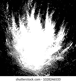 Black and white grunge stripe line vector background. Abstract halftone illustration background. Grunge grid background pattern
