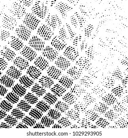 Black and white grunge stripe line vector background. Abstract halftone illustration background. Grunge grid background pattern
