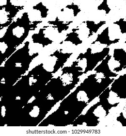 Black and white grunge stripe line vector background. Abstract halftone illustration background. Grunge grid background pattern
