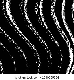 Black and white grunge stripe line vector background. Abstract halftone illustration background. Grunge grid background pattern
