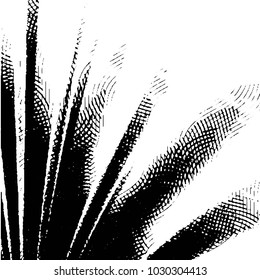 Black and white grunge stripe line vector background. Abstract halftone illustration background. Grunge grid background pattern
