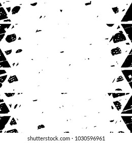 Black and white grunge stripe line vector background. Abstract halftone illustration background. Grunge grid background pattern
